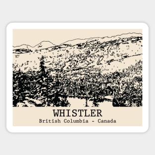 Whistler - British Columbia Magnet